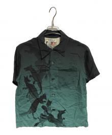 Sun Surf SPECIAL EDITION×歌川国芳（サンサーフ・スペシャルエディション×ウタガワクニヨシ）の古着「木曾街道六十九次之内 下諏訪 八重垣姫」｜ブラック