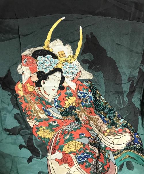 Sun Surf SPECIAL EDITION（サンサーフ・スペシャルエディション）SUN SURF SPECIAL EDITION (サンサーフ・スペシャルエディション) 歌川国芳 (ウタガワクニヨシ) 木曾街道六十九次之内 下諏訪 八重垣姫 ブラック サイズ:Sの古着・服飾アイテム