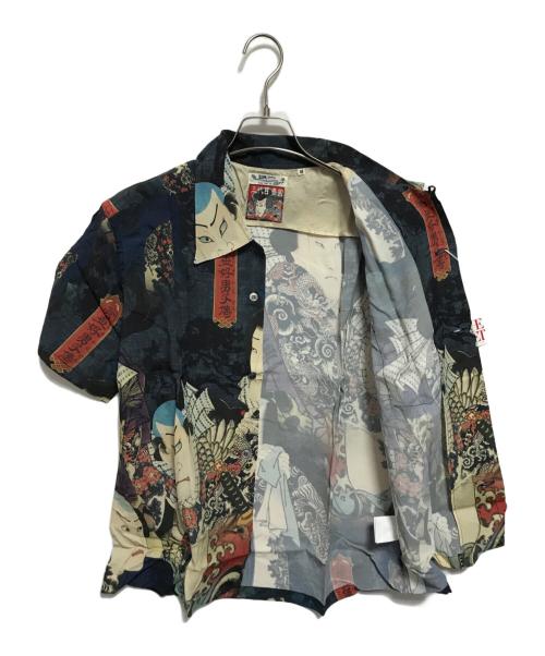 Sun Surf SPECIAL EDITION（サンサーフ・スペシャルエディション）Sun Surf SPECIAL EDITION (サンサーフ・スペシャルエディション) 三代目 歌川豊国 当世好男子伝・松 ネイビー サイズ:M 未使用品の古着・服飾アイテム