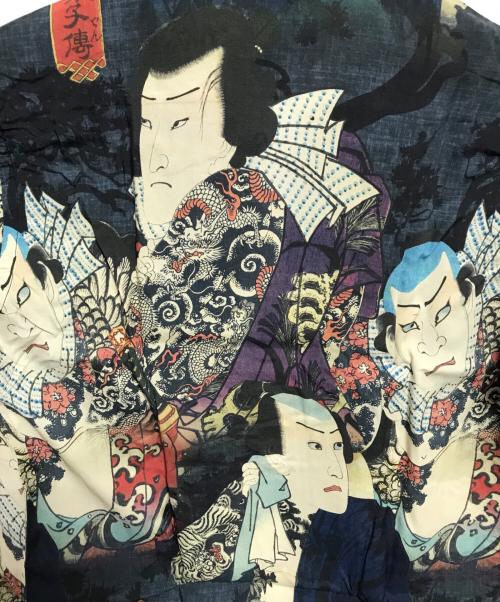 Sun Surf SPECIAL EDITION（サンサーフ・スペシャルエディション）Sun Surf SPECIAL EDITION (サンサーフ・スペシャルエディション) 三代目 歌川豊国 当世好男子伝・松 ネイビー サイズ:M 未使用品の古着・服飾アイテム