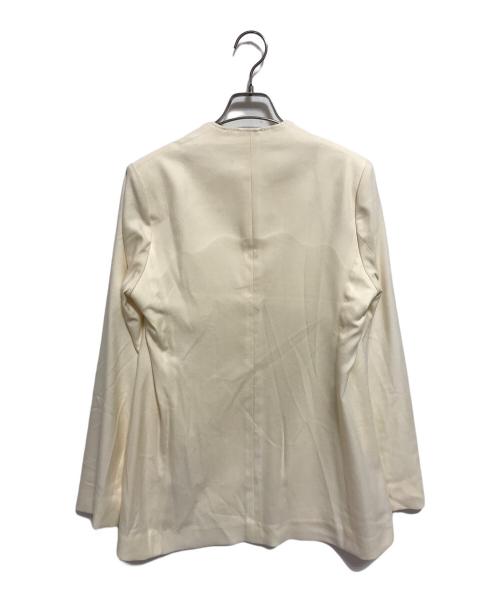 COCUCA（コキュカ）COCUCA (コキュカ) ノーカラージャケット ベージュ サイズ:SIZE 0の古着・服飾アイテム