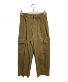 SLOBE IENA（スローブ イエナ）の古着「タックカーゴチノトラウザー」｜オリーブ