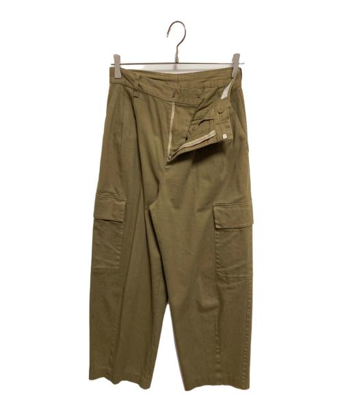 SLOBE IENA（スローブ イエナ）SLOBE IENA (スローブ イエナ) タックカーゴチノトラウザー オリーブ サイズ:38の古着・服飾アイテム