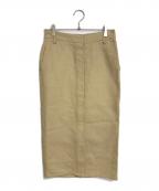 DEUXIEME CLASSEドゥーズィエム クラス）の古着「ウール混スカート」｜ベージュ