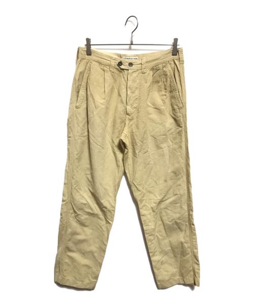 STONE ISLAND（ストーンアイランド）STONE ISLAND (ストーンアイランド) 90‘Sリネンテーパードパンツ ベージュ サイズ:48の古着・服飾アイテム