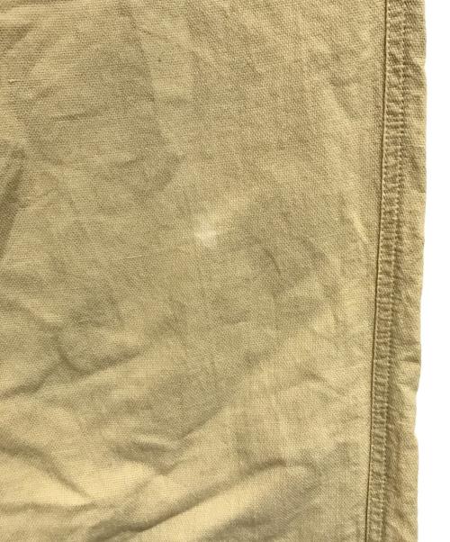 STONE ISLAND（ストーンアイランド）STONE ISLAND (ストーンアイランド) 90‘Sリネンテーパードパンツ ベージュ サイズ:48の古着・服飾アイテム