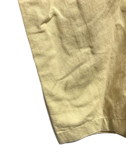 STONE ISLAND（ストーンアイランド）STONE ISLAND (ストーンアイランド) 90‘Sリネンテーパードパンツ ベージュ サイズ:48の古着・服飾アイテム