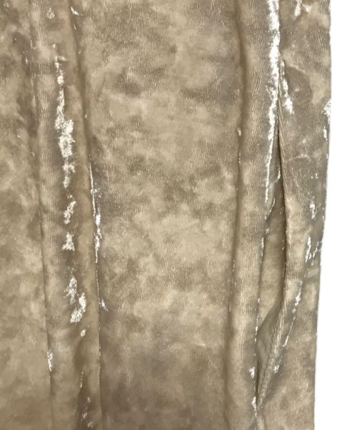 AEWEN MATOPH（イウエン マトフ）AEWEN MATOPH (イウエン マトフ) ベロア マキシワンピース ベージュ サイズ:36（下記参照）の古着・服飾アイテム