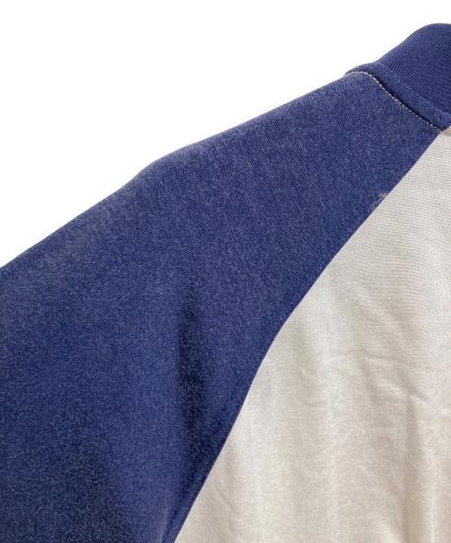 NIKE（ナイキ）NIKE (ナイキ) ハーフジップTシャツ ネイビー×ホワイト サイズ:Lの古着・服飾アイテム