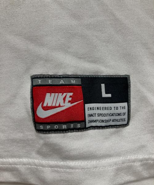 NIKE（ナイキ）NIKE (ナイキ) ハーフジップTシャツ ネイビー×ホワイト サイズ:Lの古着・服飾アイテム