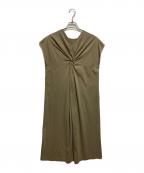 23区ニジュウサンク）の古着「ハイゲージコンパクトジャージーワンピース」｜グリーン
