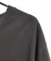 中古・古着 GIVENCHY (ジバンシィ) ブランドロゴ リバース タロット ルーズフィットコットンTシャツ グレー サイズ:M：18000円
