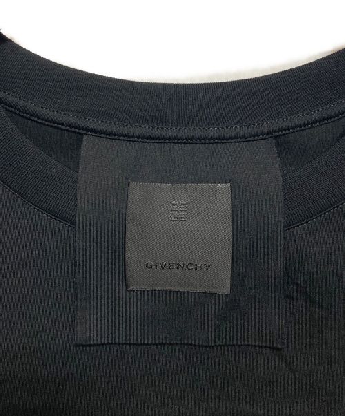 GIVENCHY（ジバンシィ）GIVENCHY (ジバンシィ) ブランドロゴ タロット ルーズ フィットコットンTシャツ ブラック サイズ:Mの古着・服飾アイテム