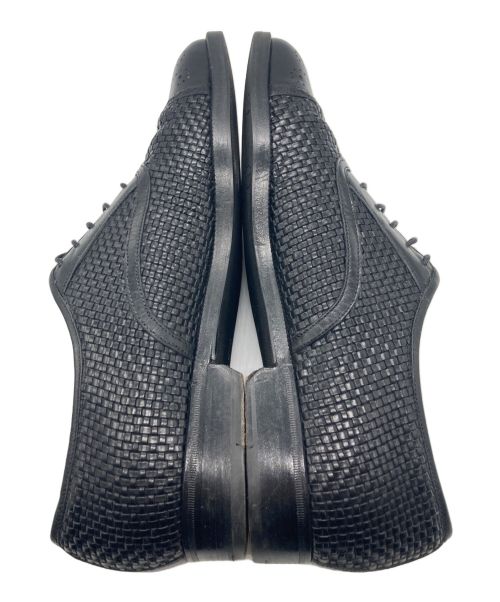 Salvatore Ferragamo（サルヴァトーレ フェラガモ）Salvatore Ferragamo (サルヴァトーレ フェラガモ) イントレチャートストレートチップシューズ ブラック サイズ:7 1/2 Dの古着・服飾アイテム