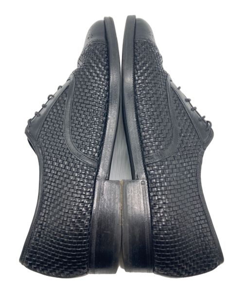 Salvatore Ferragamo（サルヴァトーレ フェラガモ）Salvatore Ferragamo (サルヴァトーレ フェラガモ) イントレチャートストレートチップシューズ ブラック サイズ:7 1/2 Dの古着・服飾アイテム