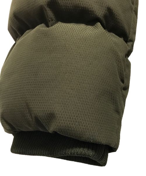 AKM（エーケーエム）AKM (エーケーエム) スタンドネックレイヤードダウンジャケット オリーブ サイズ:XXLの古着・服飾アイテム