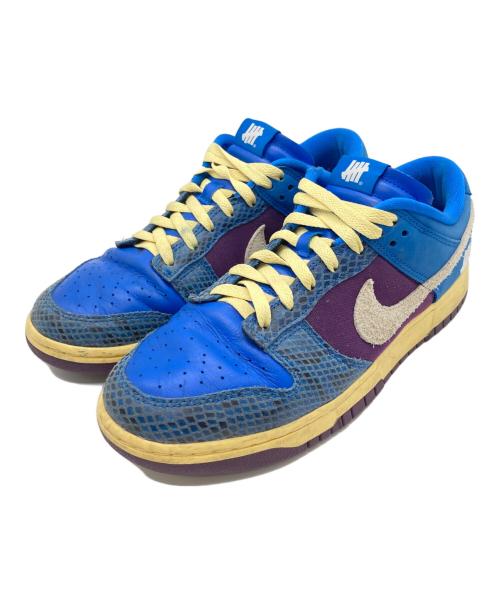 NIKE（ナイキ）NIKE (ナイキ) UNDEFEATED (アンディフィーテッド) Dunk Low SP  Royal ブルー×イエロー サイズ:28.5㎝の古着・服飾アイテム