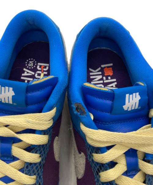 NIKE（ナイキ）NIKE (ナイキ) UNDEFEATED (アンディフィーテッド) Dunk Low SP  Royal ブルー×イエロー サイズ:28.5㎝の古着・服飾アイテム