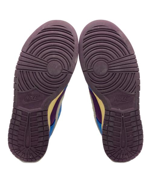 NIKE（ナイキ）NIKE (ナイキ) UNDEFEATED (アンディフィーテッド) Dunk Low SP  Royal ブルー×イエロー サイズ:28.5㎝の古着・服飾アイテム