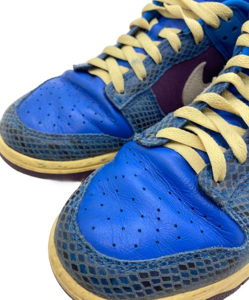 NIKE（ナイキ）NIKE (ナイキ) UNDEFEATED (アンディフィーテッド) Dunk Low SP  Royal ブルー×イエロー サイズ:28.5㎝の古着・服飾アイテム