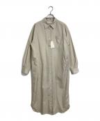 FRAMeWORKフレームワーク）の古着「イージーケア シャツワンピース」｜ベージュ