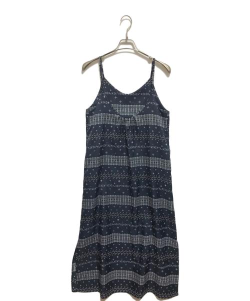 manipuri（マニプリ）manipuri (マニプリ) キャミソールワンピース ネイビー サイズ:FREEの古着・服飾アイテム