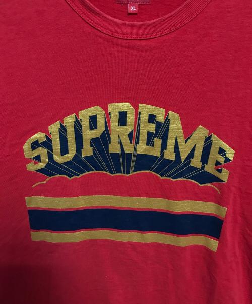 SUPREME（シュプリーム）Supreme (シュプリーム) Cloud Arc Tee レッド サイズ:XLの古着・服飾アイテム