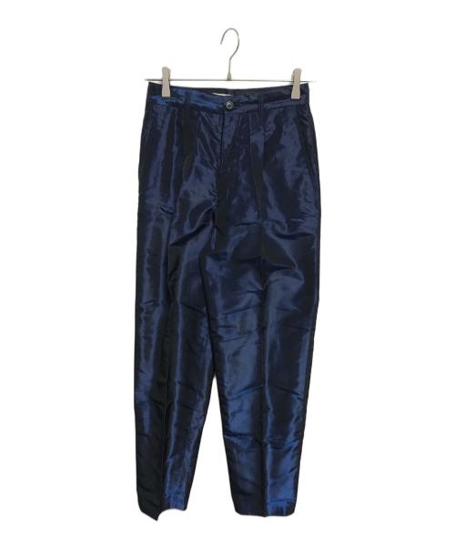ISSEY MIYAKE（イッセイミヤケ）ISSEY MIYAKE (イッセイミヤケ) タックパンツ ネイビー サイズ:Mの古着・服飾アイテム