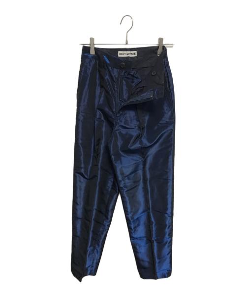 ISSEY MIYAKE（イッセイミヤケ）ISSEY MIYAKE (イッセイミヤケ) タックパンツ ネイビー サイズ:Mの古着・服飾アイテム
