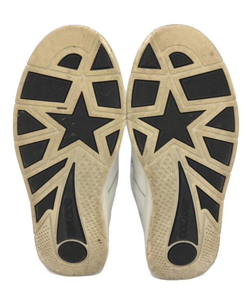 JIMMY CHOO（ジミーチュウ）JIMMY CHOO (ジミーチュウ) ハイカットスニーカー ホワイト サイズ:23ｃｍの古着・服飾アイテム