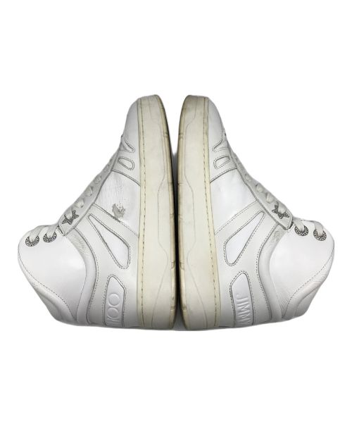 JIMMY CHOO（ジミーチュウ）JIMMY CHOO (ジミーチュウ) ハイカットスニーカー ホワイト サイズ:23ｃｍの古着・服飾アイテム