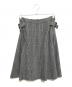 MaxMara (マックスマーラ) サイドベルト付チェックスカート グレー サイズ:38：5000円