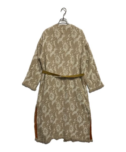 ne quittez pas（ヌキテパ）ne quittez pas (ヌキテパ) Wool Jacquard Coat ベージュ サイズ:なしの古着・服飾アイテム