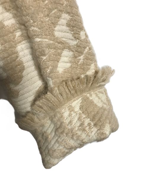 ne quittez pas（ヌキテパ）ne quittez pas (ヌキテパ) Wool Jacquard Coat ベージュ サイズ:なしの古着・服飾アイテム