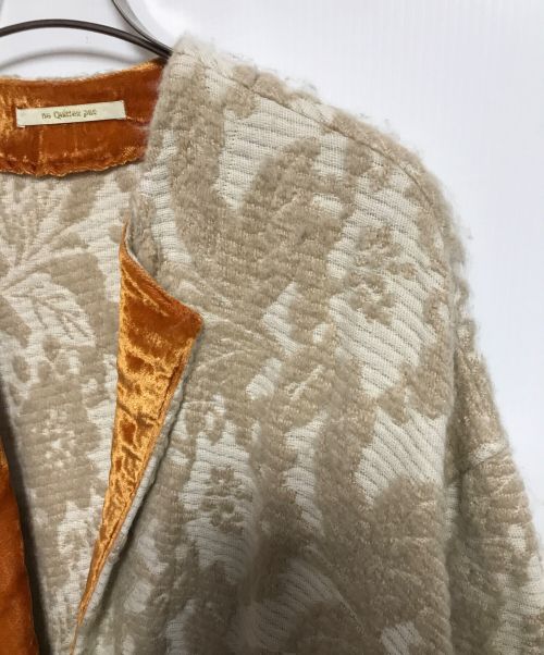 ne quittez pas（ヌキテパ）ne quittez pas (ヌキテパ) Wool Jacquard Coat ベージュ サイズ:なしの古着・服飾アイテム