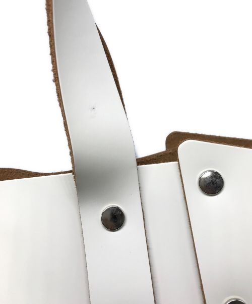 HENDER SCHEME（エンダースキーマ）Hender Scheme (エンダースキーマ) ハンドバッグ アイボリーの古着・服飾アイテム