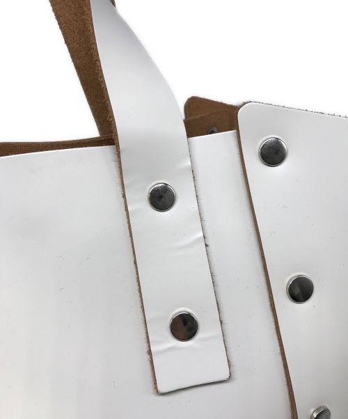 HENDER SCHEME（エンダースキーマ）Hender Scheme (エンダースキーマ) ハンドバッグ アイボリーの古着・服飾アイテム