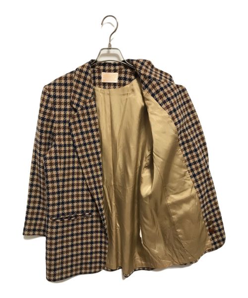 PENDLETON（ペンドルトン）PENDLETON (ペンドルトン) チェックジャケット ベージュ サイズ:SIZE 8の古着・服飾アイテム