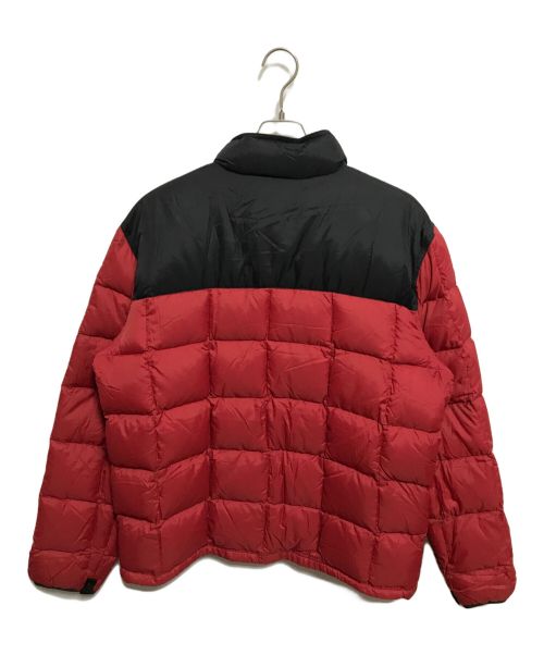 L.L.Bean（エルエルビーン）L.L.Bean (エルエルビーン) ダウンジャケット レッド×ブラック サイズ:Lの古着・服飾アイテム