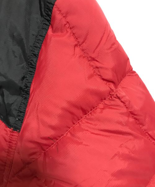 L.L.Bean（エルエルビーン）L.L.Bean (エルエルビーン) ダウンジャケット レッド×ブラック サイズ:Lの古着・服飾アイテム