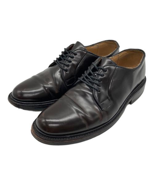 TABLOID NEWS（タブロイド ニュース）TABLOID NEWS (タブロイド ニュース) プレーントゥシューズ ブラウン サイズ:25㎝の古着・服飾アイテム