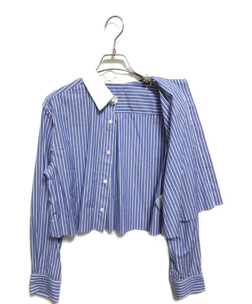 NAVE（ネイブ）NAVE (ネイブ) シャツ ブルー×ホワイト サイズ:1の古着・服飾アイテム