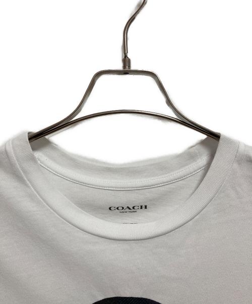COACH（コーチ）COACH (コーチ) プリントTシャツ ホワイト サイズ:XSの古着・服飾アイテム