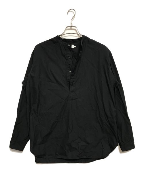 Graphpaper（グラフペーパー）Graphpaper (グラフペーパー) Broad Band Collar Shirt ブラック サイズ:SIZE 2の古着・服飾アイテム