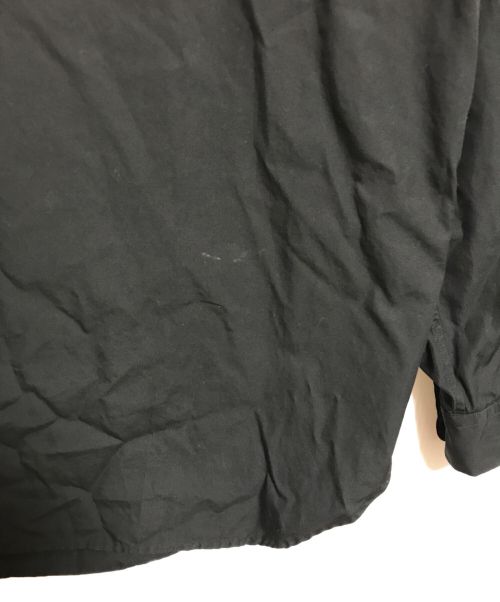 Graphpaper（グラフペーパー）Graphpaper (グラフペーパー) Broad Band Collar Shirt ブラック サイズ:SIZE 2の古着・服飾アイテム