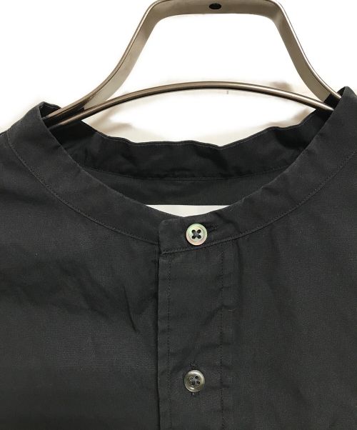 Graphpaper（グラフペーパー）Graphpaper (グラフペーパー) Broad Band Collar Shirt ブラック サイズ:SIZE 2の古着・服飾アイテム