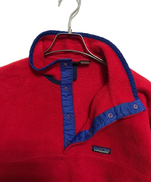 Patagonia（パタゴニア）Patagonia (パタゴニア) プルオーバーフリースジャケット レッド サイズ:Lの古着・服飾アイテム