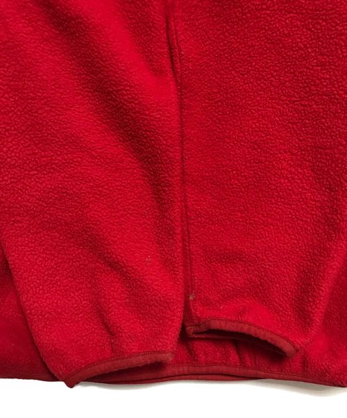 Patagonia（パタゴニア）Patagonia (パタゴニア) プルオーバーフリースジャケット レッド サイズ:Lの古着・服飾アイテム