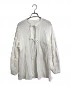 Eaphiエフィ）の古着「リネン混ブラウス」｜ホワイト