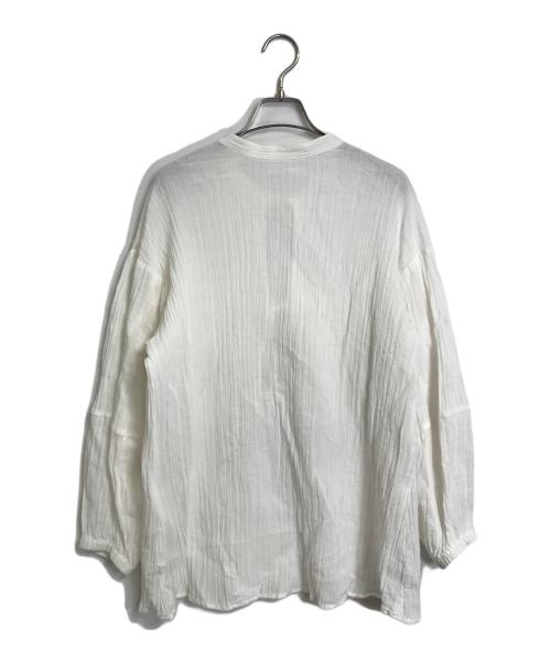 Eaphi（エフィ）eaphi (エフィ) リネン混ブラウス ホワイト サイズ:FREEの古着・服飾アイテム